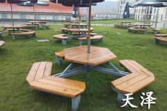 秦皇岛防腐木桌椅